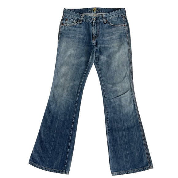 7 For All Mankind A Pocket Jeans Y2K Women’s Size 29 - Picture 1 of 12